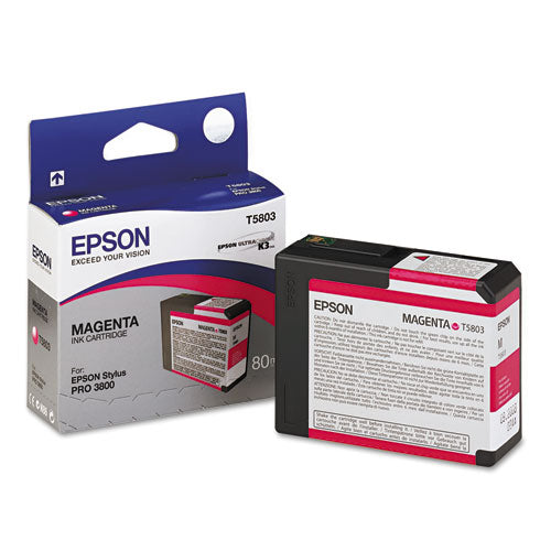 Epson® wholesale. EPSON T580300 Ultrachrome K3 Ink, Magenta. HSD Wholesale: Janitorial Supplies, Breakroom Supplies, Office Supplies.
