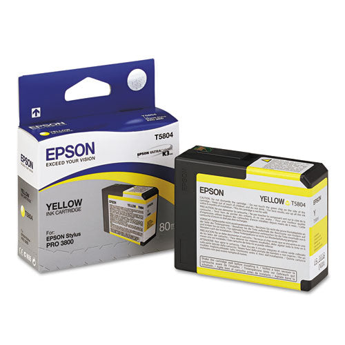 Epson® wholesale. EPSON T580400 Ultrachrome K3 Ink, Yellow. HSD Wholesale: Janitorial Supplies, Breakroom Supplies, Office Supplies.