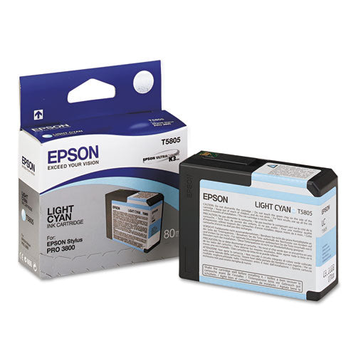 Epson® wholesale. EPSON T580500 Ultrachrome K3 Ink, Light Cyan. HSD Wholesale: Janitorial Supplies, Breakroom Supplies, Office Supplies.