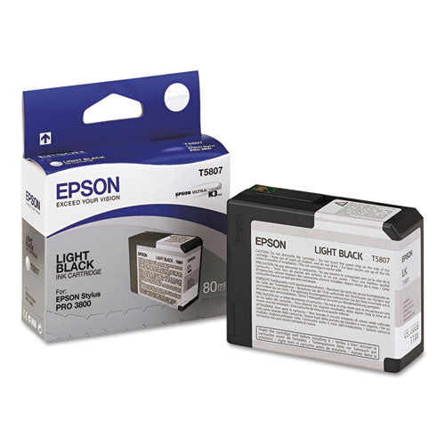 Epson® wholesale. EPSON T580700 Ultrachrome K3 Ink, Light Black. HSD Wholesale: Janitorial Supplies, Breakroom Supplies, Office Supplies.