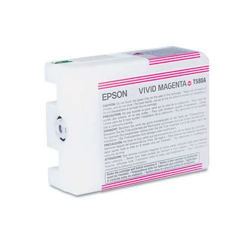 Epson® wholesale. EPSON T580a00 Ultrachrome K3 Ink, Vivid Magenta. HSD Wholesale: Janitorial Supplies, Breakroom Supplies, Office Supplies.