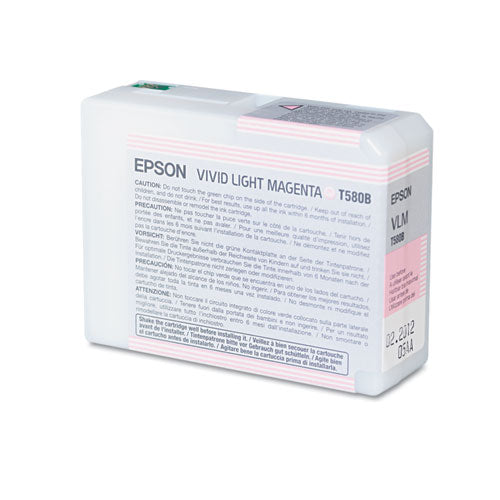 Epson® wholesale. EPSON T580b00 Ultrachrome K3 Ink, Vivid Light Magenta. HSD Wholesale: Janitorial Supplies, Breakroom Supplies, Office Supplies.