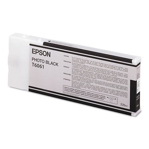 Epson® wholesale. EPSON T606100 (60) Ink, Photo Black. HSD Wholesale: Janitorial Supplies, Breakroom Supplies, Office Supplies.