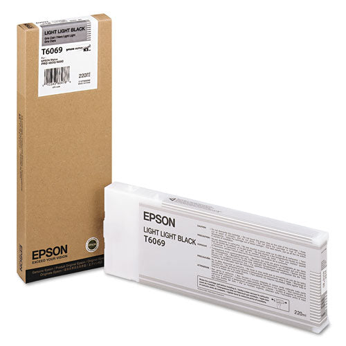 Epson® wholesale. EPSON T606900 (60) Ink, Light Light Black. HSD Wholesale: Janitorial Supplies, Breakroom Supplies, Office Supplies.