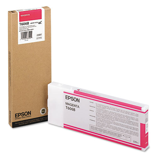 Epson® wholesale. EPSON T606b00 Ink, Magenta. HSD Wholesale: Janitorial Supplies, Breakroom Supplies, Office Supplies.