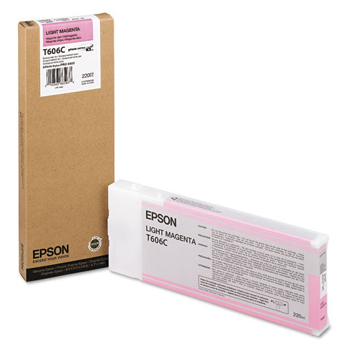Epson® wholesale. EPSON T606c00 Ink, Light Magenta. HSD Wholesale: Janitorial Supplies, Breakroom Supplies, Office Supplies.