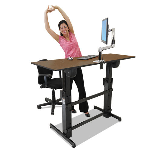 WorkFit™ by Ergotron® wholesale. Workfit-b Sit-stand Base, Up To 88 Lb, 42" X 26" X 32" To 51.5", Black. HSD Wholesale: Janitorial Supplies, Breakroom Supplies, Office Supplies.