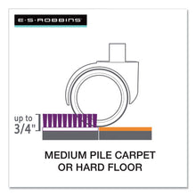 Load image into Gallery viewer, ES Robbins® wholesale. Floor+mate, For Hard Floor To Medium Pile Carpet Up To 0.75&quot;, 46 X 48, Clear. HSD Wholesale: Janitorial Supplies, Breakroom Supplies, Office Supplies.