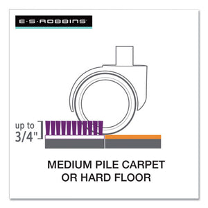 ES Robbins® wholesale. Floor+mate, For Hard Floor To Medium Pile Carpet Up To 0.75", 46 X 48, Clear. HSD Wholesale: Janitorial Supplies, Breakroom Supplies, Office Supplies.