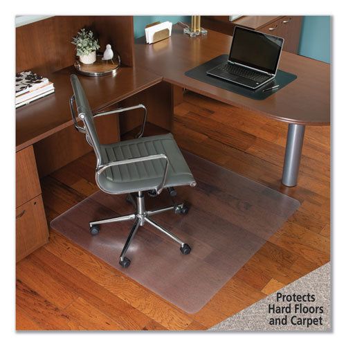ES Robbins® wholesale. Floor+mate, For Hard Floor To Medium Pile Carpet Up To 0.75", 46 X 48, Clear. HSD Wholesale: Janitorial Supplies, Breakroom Supplies, Office Supplies.