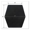 ES Robbins® wholesale. Game Zone Chair Mat, For Hard Floor-medium Pile Carpet, 42 X 46, Black. HSD Wholesale: Janitorial Supplies, Breakroom Supplies, Office Supplies.