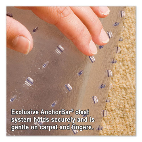 ES Robbins® wholesale. Everlife Chair Mats For Medium Pile Carpet, Rectangular, 46 X 60, Clear. HSD Wholesale: Janitorial Supplies, Breakroom Supplies, Office Supplies.