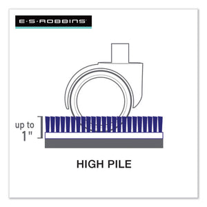 ES Robbins® wholesale. Performance Series Anchorbar Chair Mat For Carpet Up To 1", 46 X 60, Clear. HSD Wholesale: Janitorial Supplies, Breakroom Supplies, Office Supplies.