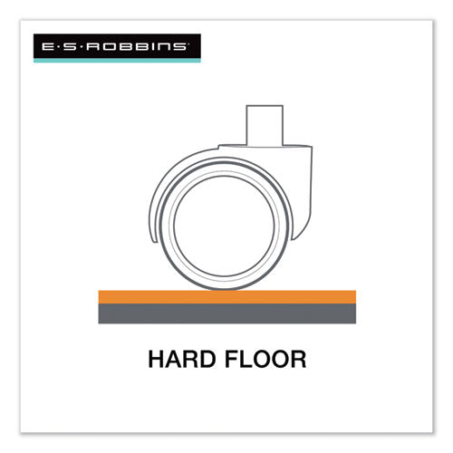 ES Robbins® wholesale. Economy Series Chair Mat For Hard Floors, 45 X 53, Clear. HSD Wholesale: Janitorial Supplies, Breakroom Supplies, Office Supplies.