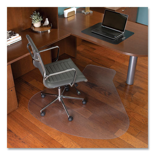 ES Robbins® wholesale. Everlife Workstation Chair Mat For Hard Floors, With Lip, 66 X 60, Clear. HSD Wholesale: Janitorial Supplies, Breakroom Supplies, Office Supplies.