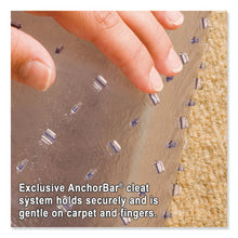 Load image into Gallery viewer, ES Robbins® wholesale. Natural Origins Chair Mat With Lip For Carpet, 45 X 53, Clear. HSD Wholesale: Janitorial Supplies, Breakroom Supplies, Office Supplies.