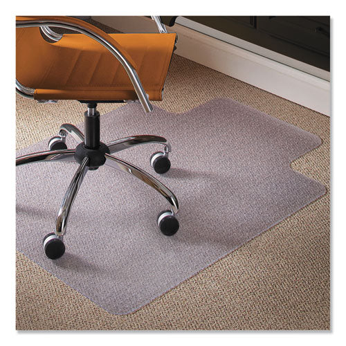 ES Robbins® wholesale. Natural Origins Chair Mat With Lip For Carpet, 45 X 53, Clear. HSD Wholesale: Janitorial Supplies, Breakroom Supplies, Office Supplies.