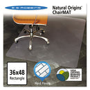 ES Robbins® wholesale. Natural Origins Chair Mat For Hard Floors, 36 X 48, Clear. HSD Wholesale: Janitorial Supplies, Breakroom Supplies, Office Supplies.