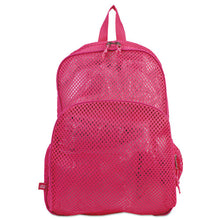 Load image into Gallery viewer, Eastsport® wholesale. Mesh Backpack, 12 X 5 X 18, Pink. HSD Wholesale: Janitorial Supplies, Breakroom Supplies, Office Supplies.