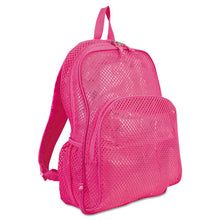 Load image into Gallery viewer, Eastsport® wholesale. Mesh Backpack, 12 X 5 X 18, Pink. HSD Wholesale: Janitorial Supplies, Breakroom Supplies, Office Supplies.