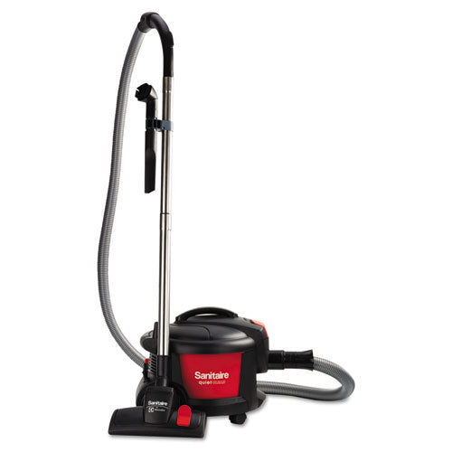 Sanitaire® wholesale. Extend Top-hat Canister Vacuum, 9 Amp, 11" Cleaning Path, Red-black. HSD Wholesale: Janitorial Supplies, Breakroom Supplies, Office Supplies.