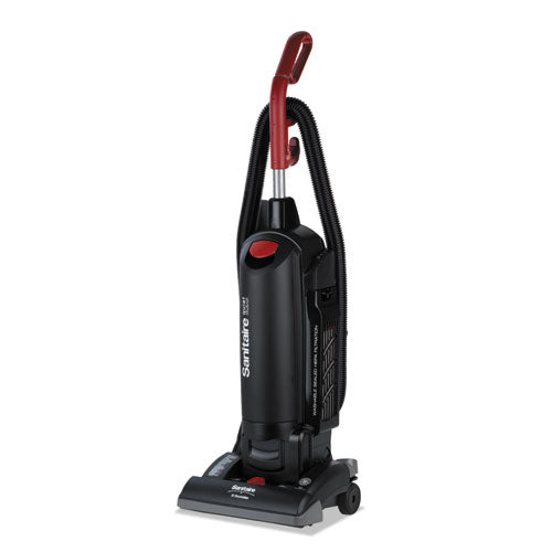 Sanitaire® wholesale. Force Quietclean Bagged Upright Vacuum, Sealed Hepa, 17 Lb, 4.5 Qt, Black. HSD Wholesale: Janitorial Supplies, Breakroom Supplies, Office Supplies.