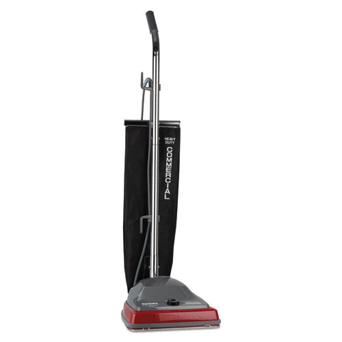 Sanitaire® wholesale. Tradition Upright Vacuum With Shake-out Bag, 12 Lb, Gray-red. HSD Wholesale: Janitorial Supplies, Breakroom Supplies, Office Supplies.