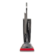 Sanitaire® wholesale. Tradition Upright Vacuum With Shake-out Bag, 12 Lb, Gray-red. HSD Wholesale: Janitorial Supplies, Breakroom Supplies, Office Supplies.