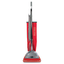 Load image into Gallery viewer, Sanitaire® wholesale. Tradition Upright Bagged Vacuum, 5 Amp, 19.8 Lb, Red-gray. HSD Wholesale: Janitorial Supplies, Breakroom Supplies, Office Supplies.