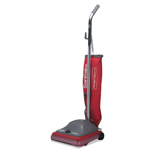 Sanitaire® wholesale. Tradition Upright Bagged Vacuum, 5 Amp, 19.8 Lb, Red-gray. HSD Wholesale: Janitorial Supplies, Breakroom Supplies, Office Supplies.