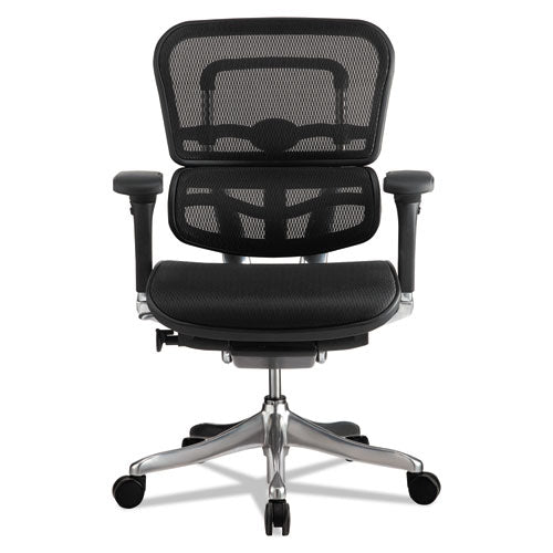 Eurotech wholesale. Ergohuman Elite Mid-back Mesh Chair, Supports Up To 250 Lbs., Black Seat-black Back, Black Base. HSD Wholesale: Janitorial Supplies, Breakroom Supplies, Office Supplies.
