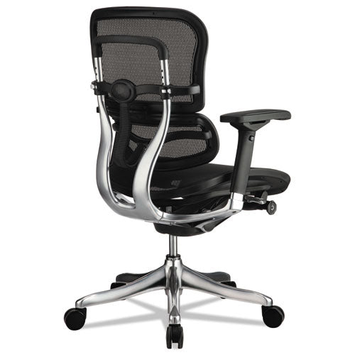 Eurotech wholesale. Ergohuman Elite Mid-back Mesh Chair, Supports Up To 250 Lbs., Black Seat-black Back, Black Base. HSD Wholesale: Janitorial Supplies, Breakroom Supplies, Office Supplies.