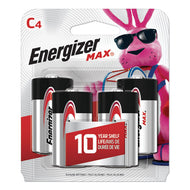 Energizer® wholesale. ENERGIZER Max Alkaline C Batteries, 1.5v, 4-pack. HSD Wholesale: Janitorial Supplies, Breakroom Supplies, Office Supplies.