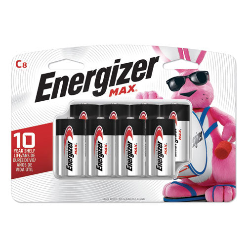 Energizer® wholesale. ENERGIZER Max Alkaline C Batteries, 1.5v, 8-pack. HSD Wholesale: Janitorial Supplies, Breakroom Supplies, Office Supplies.