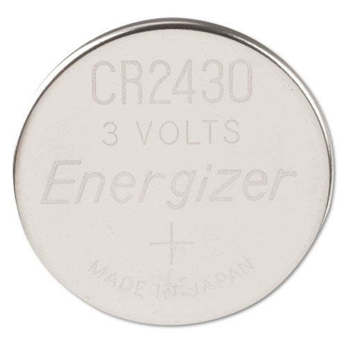 Energizer® wholesale. ENERGIZER 2430 Lithium Coin Battery, 3v. HSD Wholesale: Janitorial Supplies, Breakroom Supplies, Office Supplies.