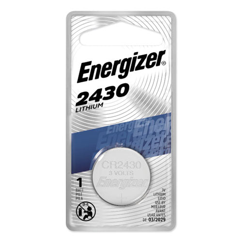 Energizer® wholesale. ENERGIZER 2430 Lithium Coin Battery, 3v. HSD Wholesale: Janitorial Supplies, Breakroom Supplies, Office Supplies.