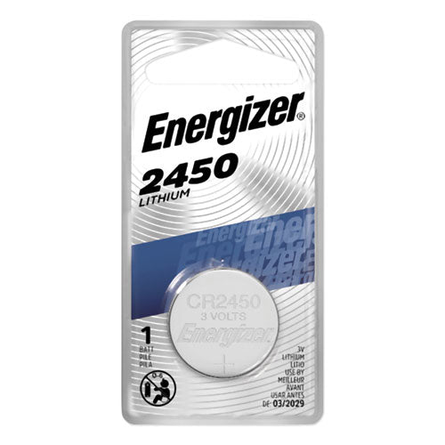 Energizer® wholesale. ENERGIZER 2450 Lithium Coin Battery, 3v. HSD Wholesale: Janitorial Supplies, Breakroom Supplies, Office Supplies.