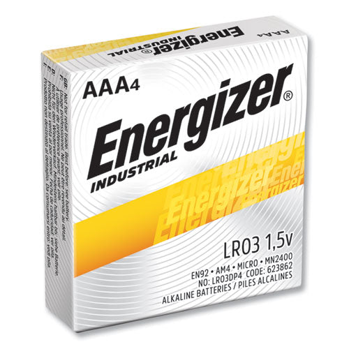 Energizer® wholesale. ENERGIZER Industrial Alkaline Aaa Batteries, 1.5v, 24-box. HSD Wholesale: Janitorial Supplies, Breakroom Supplies, Office Supplies.