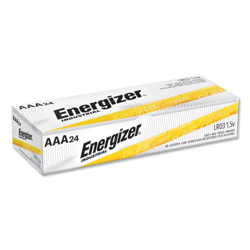 Energizer® wholesale. ENERGIZER Industrial Alkaline Aaa Batteries, 1.5v, 24-box. HSD Wholesale: Janitorial Supplies, Breakroom Supplies, Office Supplies.