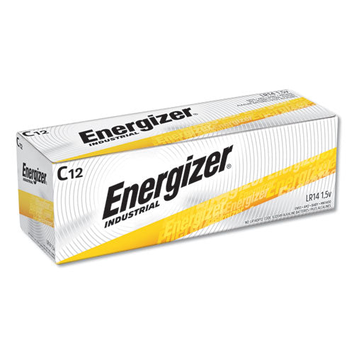Energizer® wholesale. ENERGIZER Industrial Alkaline C Batteries, 1.5v, 12-box. HSD Wholesale: Janitorial Supplies, Breakroom Supplies, Office Supplies.