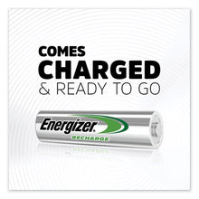 Load image into Gallery viewer, Energizer® wholesale. ENERGIZER Nimh Rechargeable Aa Batteries, 1.2v, 4-pack. HSD Wholesale: Janitorial Supplies, Breakroom Supplies, Office Supplies.