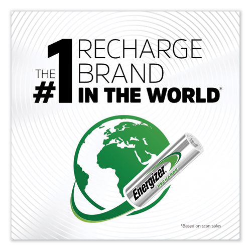 Energizer® wholesale. ENERGIZER Nimh Rechargeable Aa Batteries, 1.2v, 4-pack. HSD Wholesale: Janitorial Supplies, Breakroom Supplies, Office Supplies.