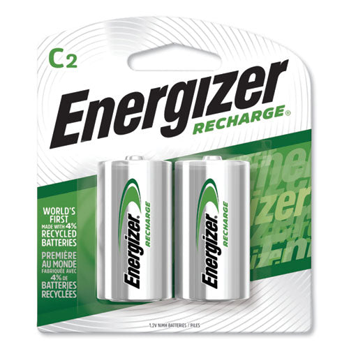 Energizer® wholesale. ENERGIZER Nimh Rechargeable C Batteries, 1.2v, 2-pack. HSD Wholesale: Janitorial Supplies, Breakroom Supplies, Office Supplies.