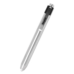 Energizer® wholesale. ENERGIZER Led Pen Light, 2 Aaa Batteries (included), Silver-black. HSD Wholesale: Janitorial Supplies, Breakroom Supplies, Office Supplies.