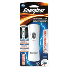 Load image into Gallery viewer, Energizer® wholesale. ENERGIZER Weather Ready Led Flashlight, 1 Nimh Rechargeable Battery (included), Silver-gray. HSD Wholesale: Janitorial Supplies, Breakroom Supplies, Office Supplies.