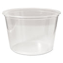 Fabri-Kal® wholesale. Microwavable Deli Containers, 16 Oz, 4.6" Diameter X 3"h, Clear, 500-carton. HSD Wholesale: Janitorial Supplies, Breakroom Supplies, Office Supplies.