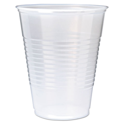 Fabri-Kal® wholesale. Rk Ribbed Cold Drink Cups, 12oz, Translucent, 50-sleeve, 20 Sleeves-carton. HSD Wholesale: Janitorial Supplies, Breakroom Supplies, Office Supplies.