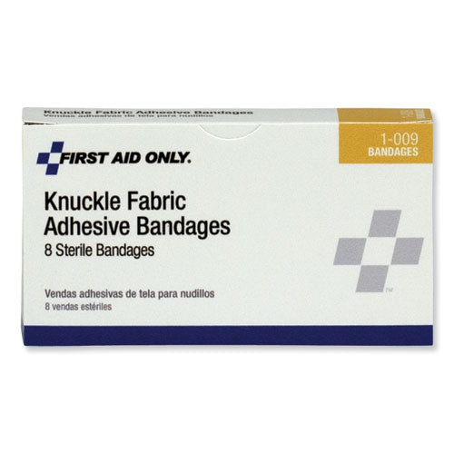 PhysiciansCare® by First Aid Only® wholesale. First Aid Fabric Knuckle Bandages, 8-box. HSD Wholesale: Janitorial Supplies, Breakroom Supplies, Office Supplies.