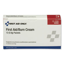 Load image into Gallery viewer, PhysiciansCare® by First Aid Only® wholesale. First Aid Kit Refill Burn Cream Packets, 12-box. HSD Wholesale: Janitorial Supplies, Breakroom Supplies, Office Supplies.