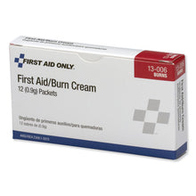 Load image into Gallery viewer, PhysiciansCare® by First Aid Only® wholesale. First Aid Kit Refill Burn Cream Packets, 12-box. HSD Wholesale: Janitorial Supplies, Breakroom Supplies, Office Supplies.